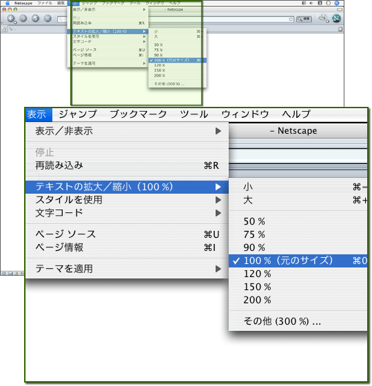 MacintoshłNetscapȇʂ̉摜