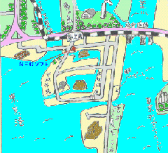 新木場のマップ